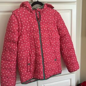 Mini Boden girls 2 in 1 convertible winter coat/vest jacket